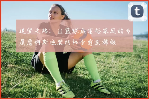 追梦之路：当篮球成富裕家庭的专属詹姆斯逆袭的机会愈发稀缺
